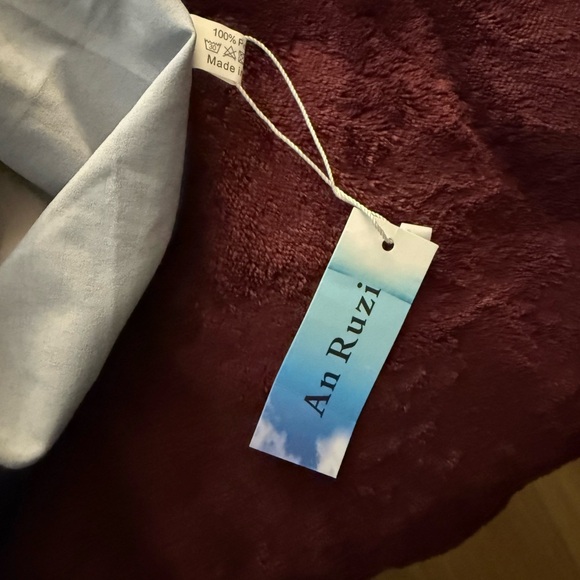 NWT Silky V-neck Purple and Pink Tie-Dye Full length Kaftan Dress - Picture 5 of 5